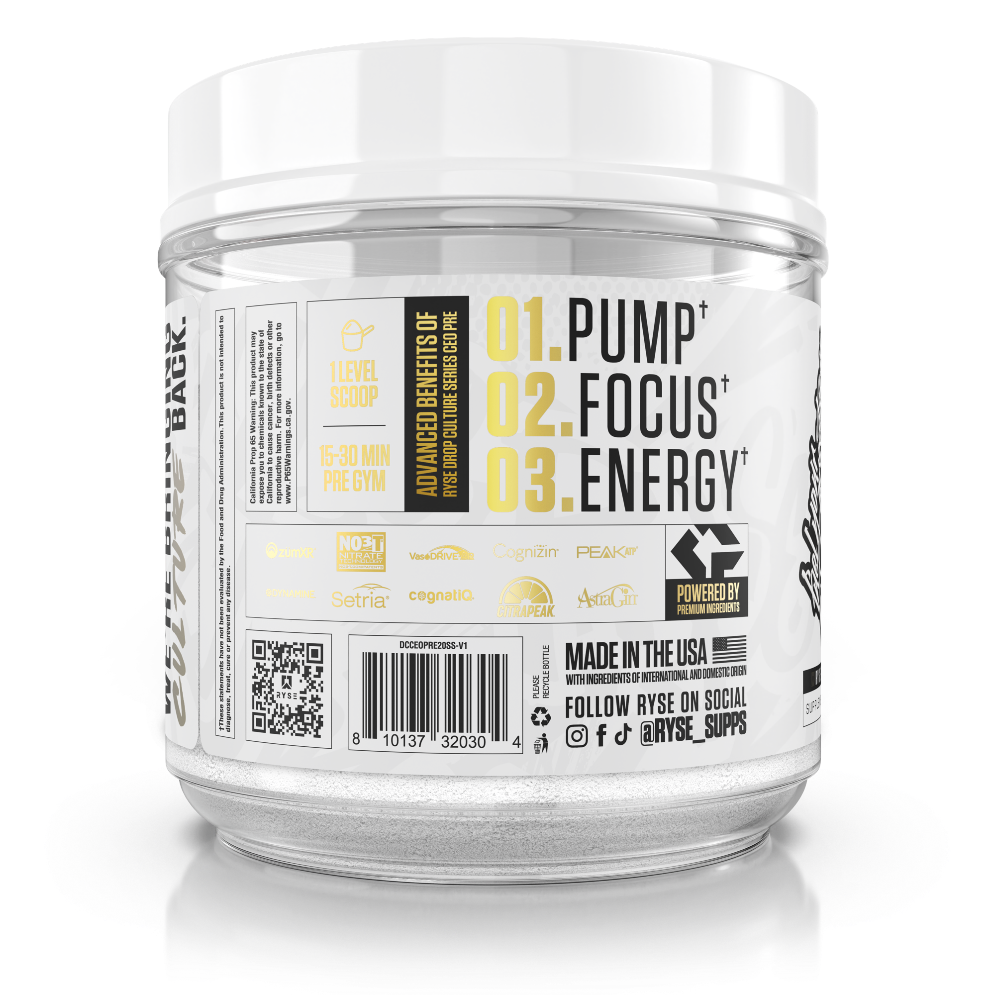 CEO Pre-Workout - Clean Energy